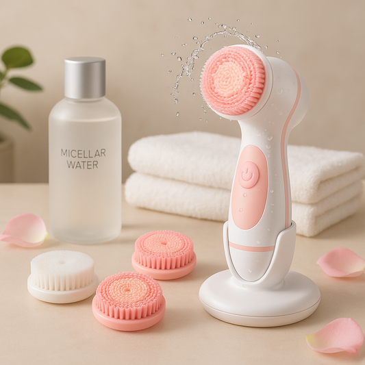 Aether Luxe 3-in-1 Glow Cleansing Brush